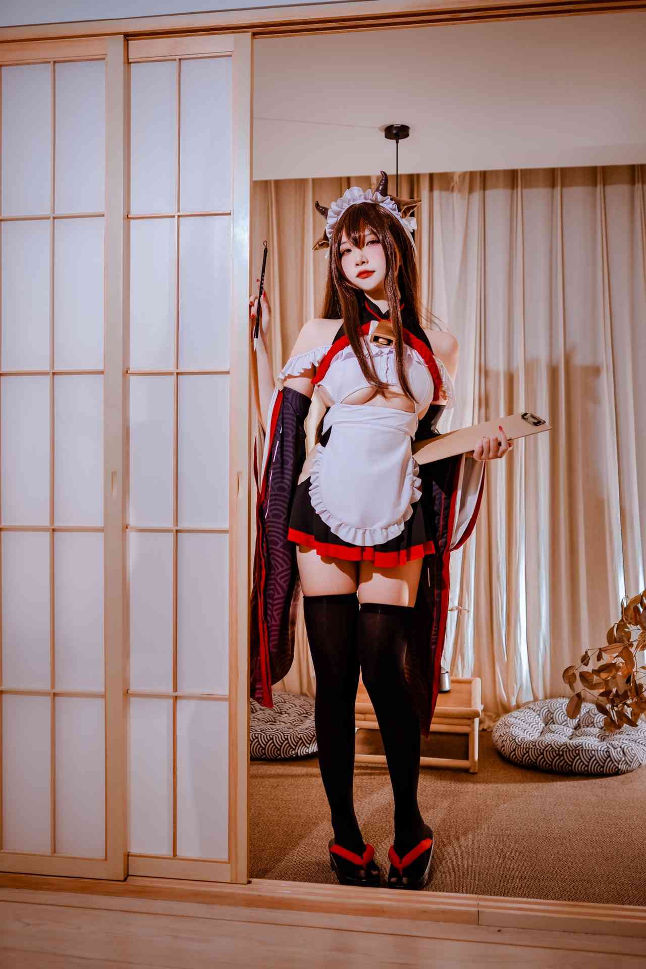 NO.145二佐Nisa碧蓝樫野女仆作品精彩呈现【33P】-可宝主